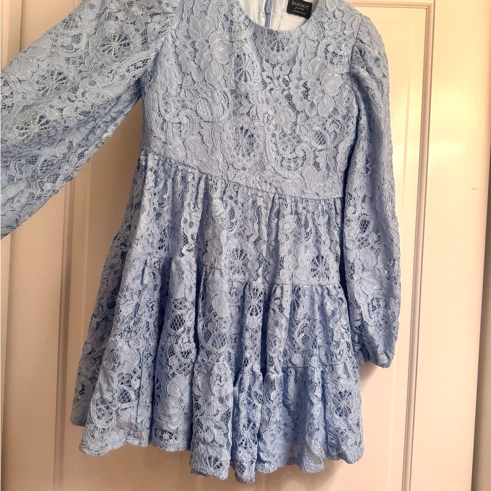 Bardot Junior Blue Lace girls Dress